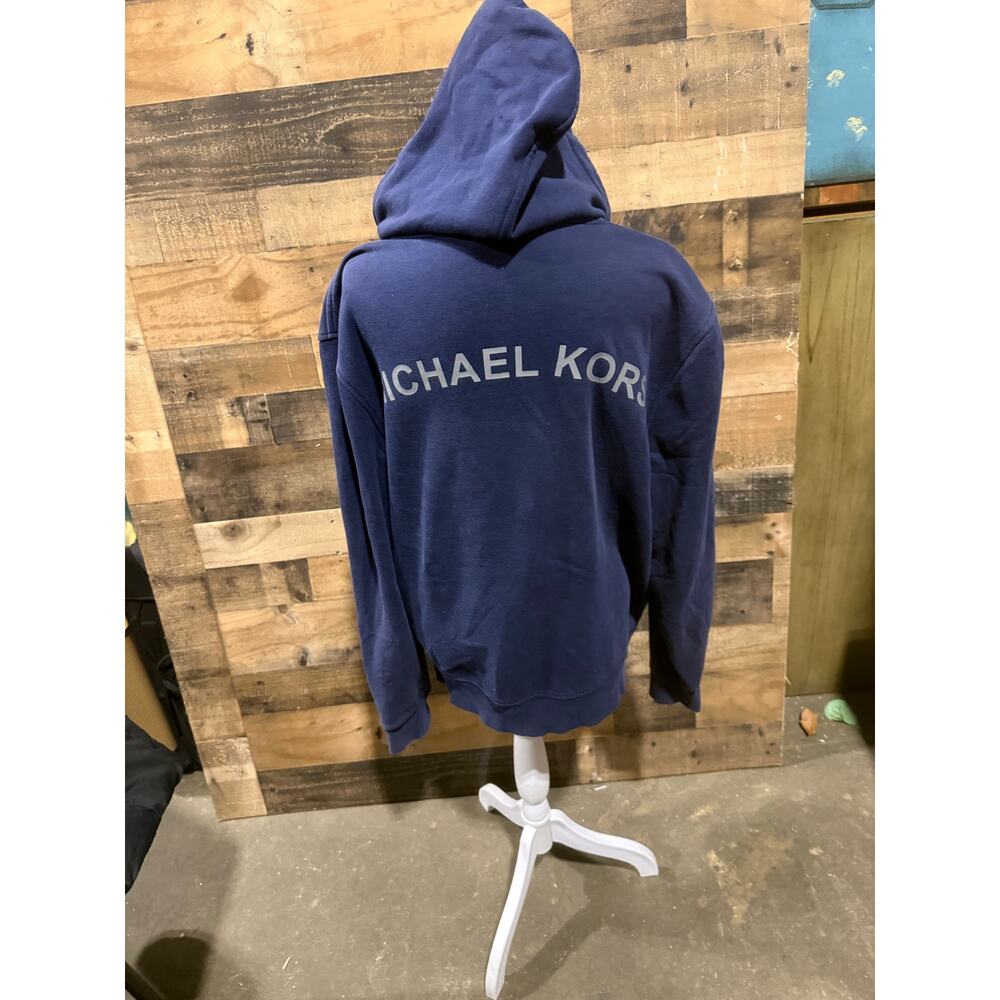 Michael Kors- Navy- Zip-Up Hoodie/Jacket- Size L Women - Picture 7 of 7
